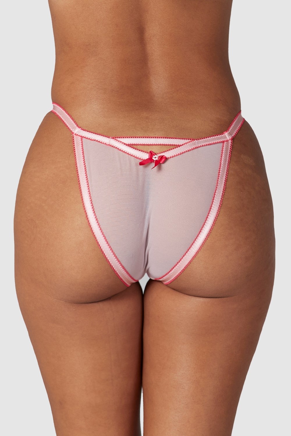 Lounge Underwear Bloom Embroidered Briefs Rose | HKQVPF-017