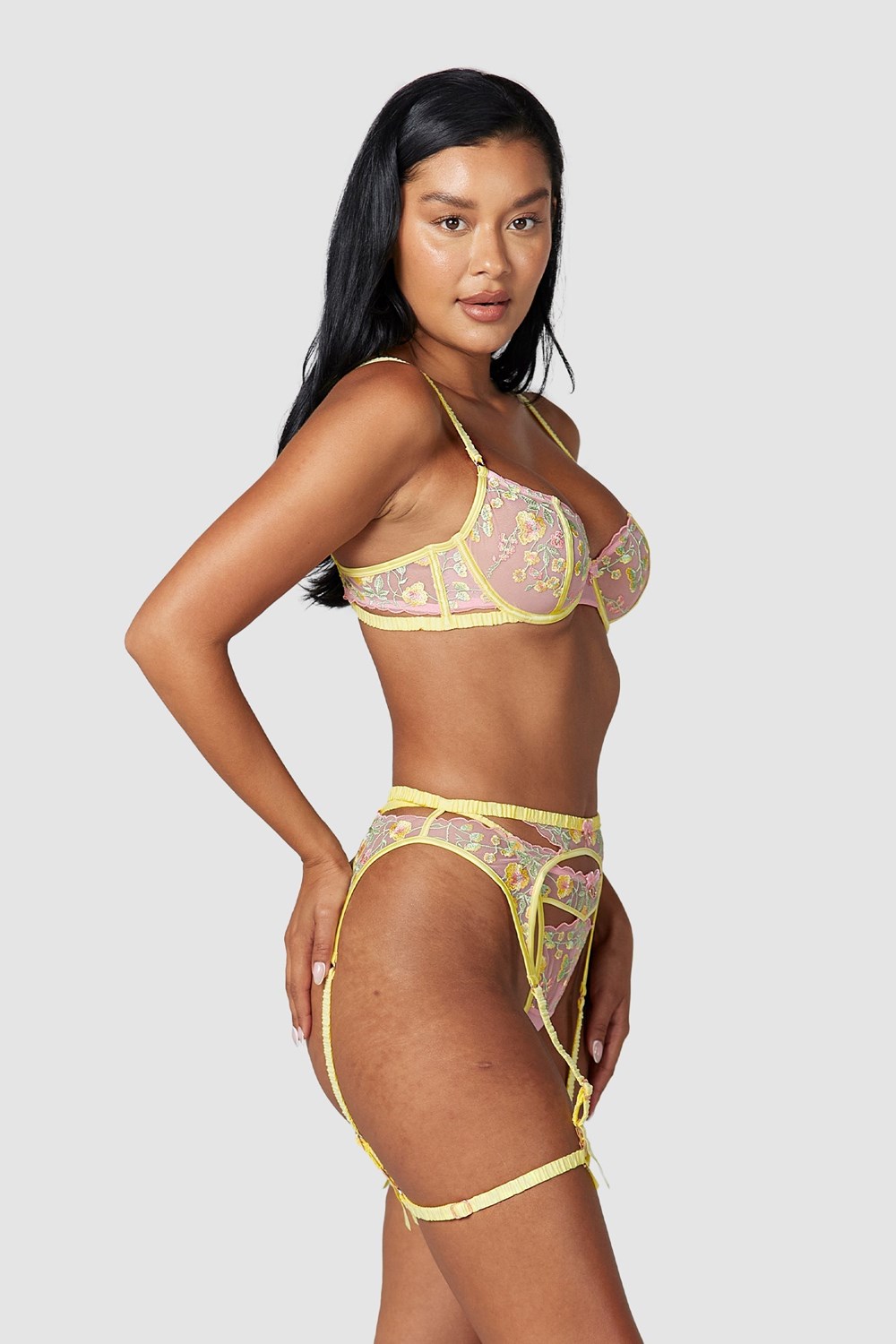 Lounge Underwear Cassia Intimates Set Citron | JEWMRT-963