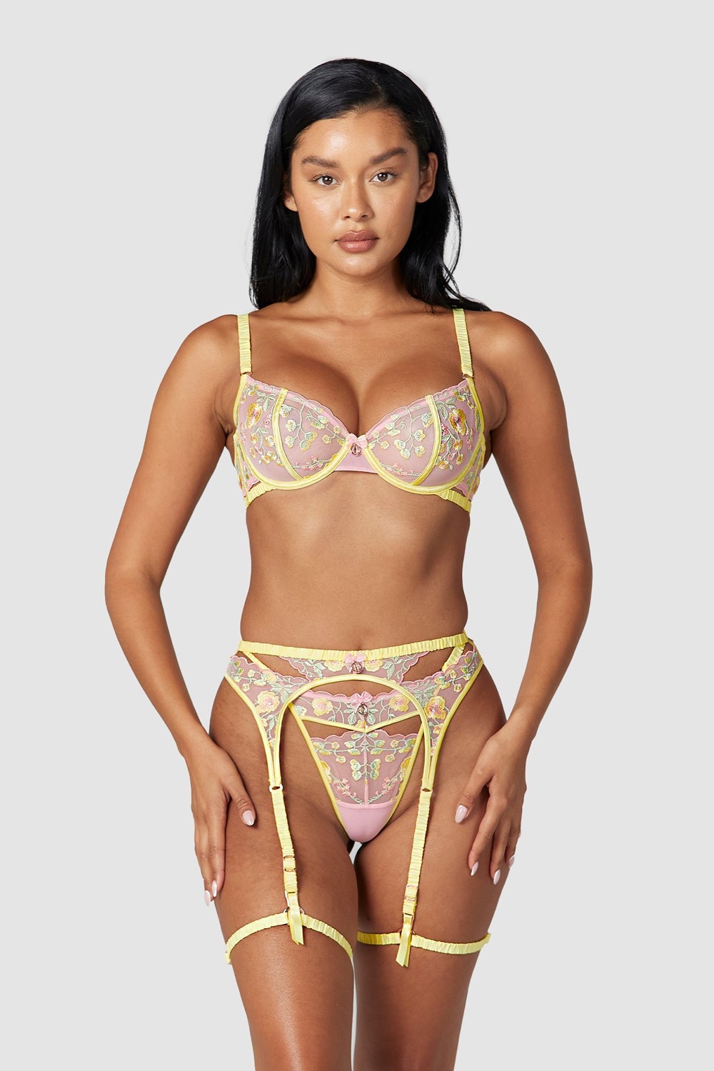 Lounge Underwear Cassia Intimates Set Citron | JEWMRT-963