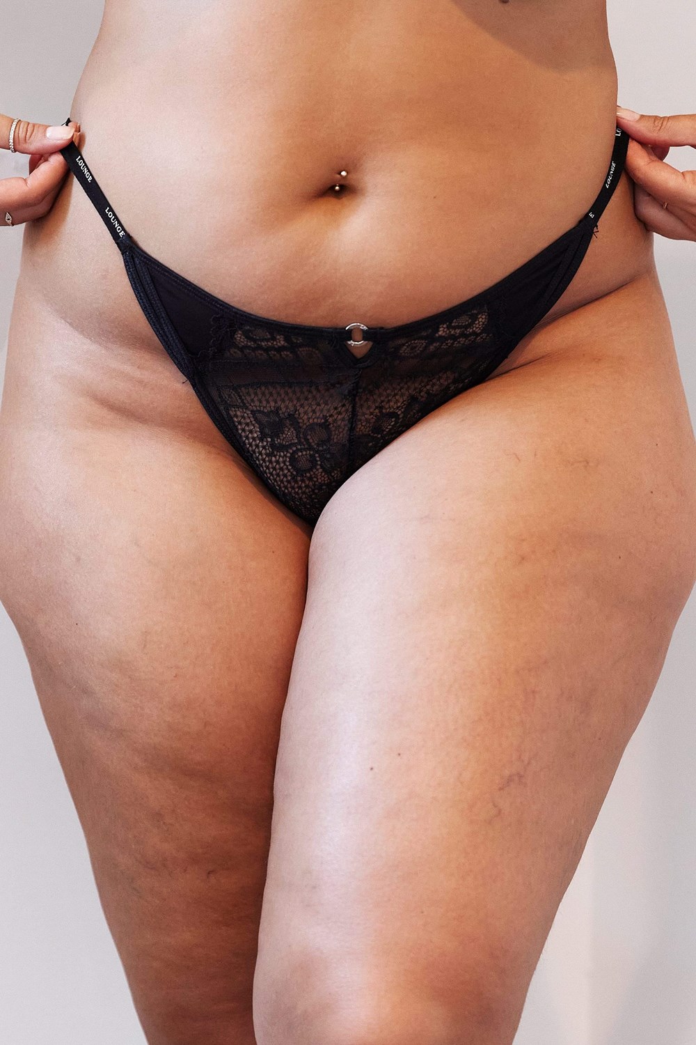 Lounge Underwear Charmed Lanières Noir | VRWJGZ-546
