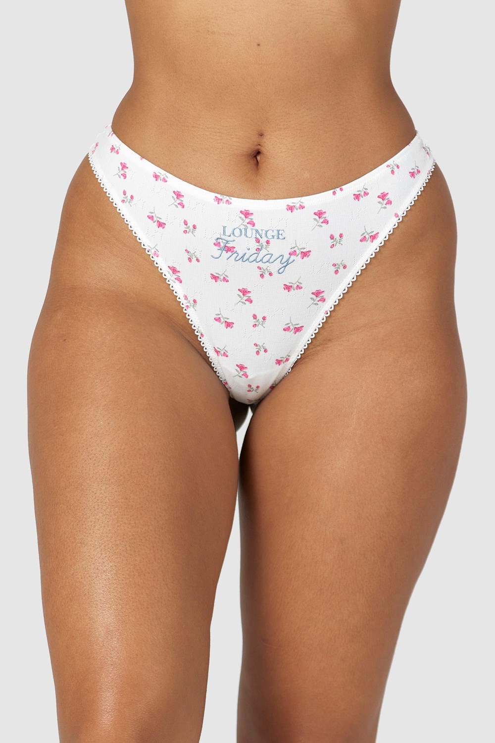 Lounge Underwear Days of the Week Lanières (7 Pack) Print | ASMRXF-205