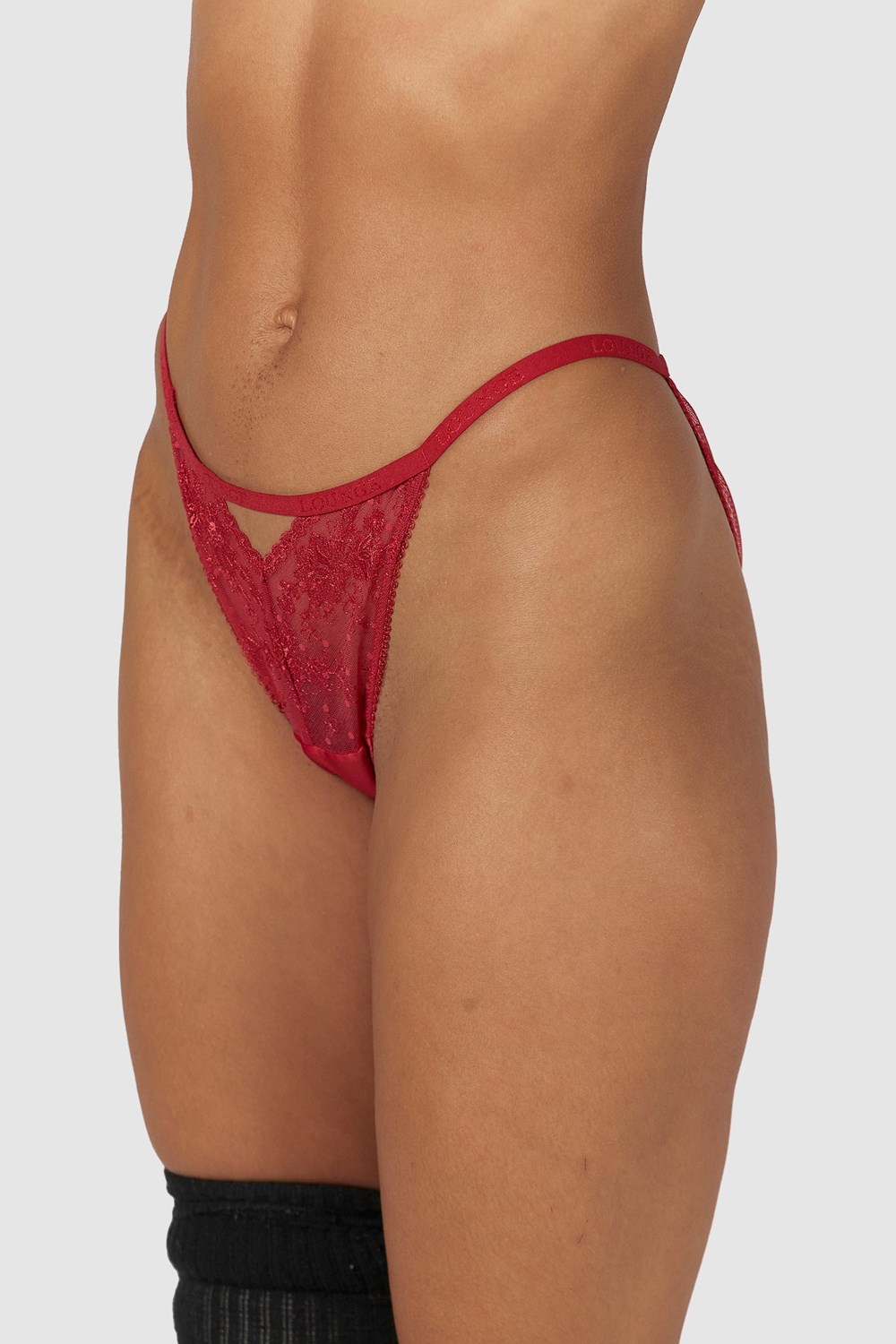Lounge Underwear Flirt Briefs Bordeaux | JKZECU-968