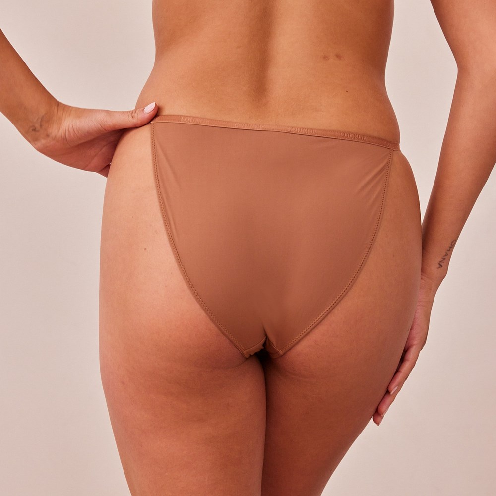 Lounge Underwear Light Briefs Mocha | DZWRHN-052