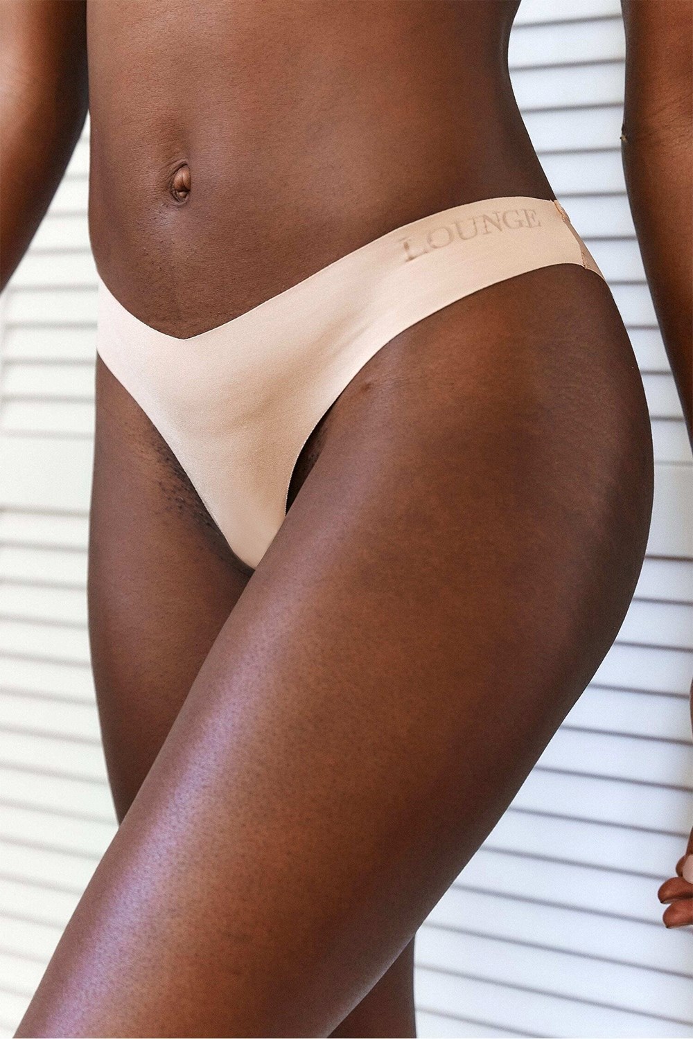 Lounge Underwear Seamless Mesh Lanières Sable | PZEXWQ-570