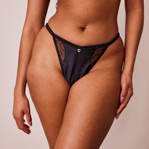 Lounge Underwear Cherish G-string Noir | NQZXOK-357